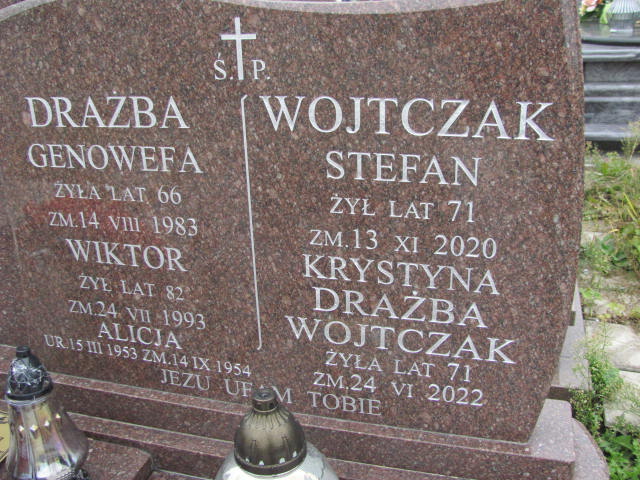 Krystyna Wojtczak Grajewo - Grobonet - Wyszukiwarka osób pochowanych