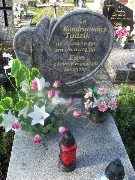 Tadeusz Kondratowicz 1949 Grajewo - Grobonet - Wyszukiwarka osób pochowanych